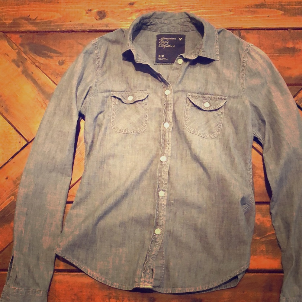 American Eagle Denim Longsleeve